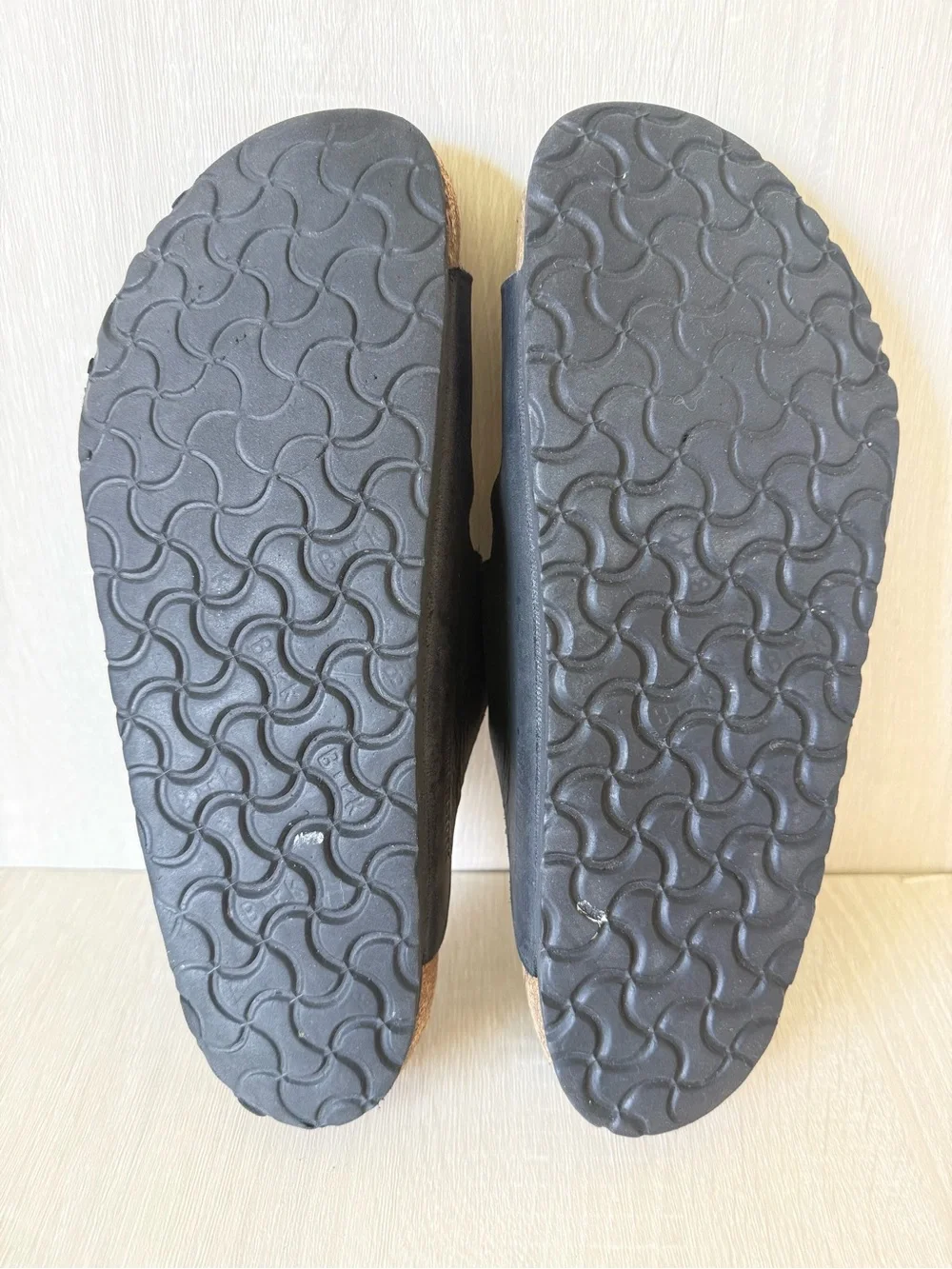 Birkenstock Arizona Black Leather Double Strap Sandals EU 43 US Men’s 10/10.5